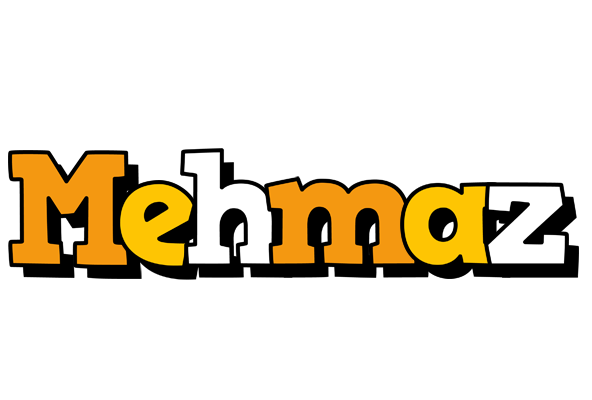 Mehmaz cartoon logo