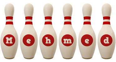 Mehmed bowling-pin logo