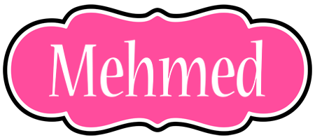 Mehmed invitation logo