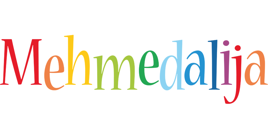 Mehmedalija birthday logo