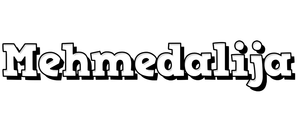 Mehmedalija snowing logo