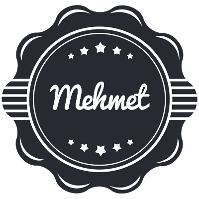 Mehmet badge logo