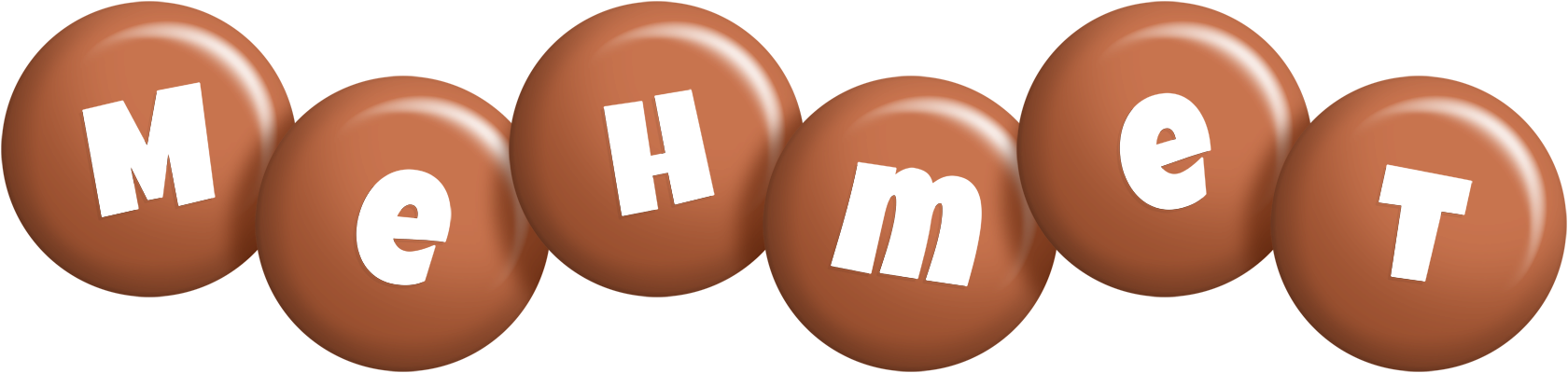 Mehmet candy-brown logo