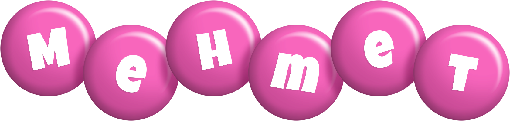 Mehmet candy-pink logo