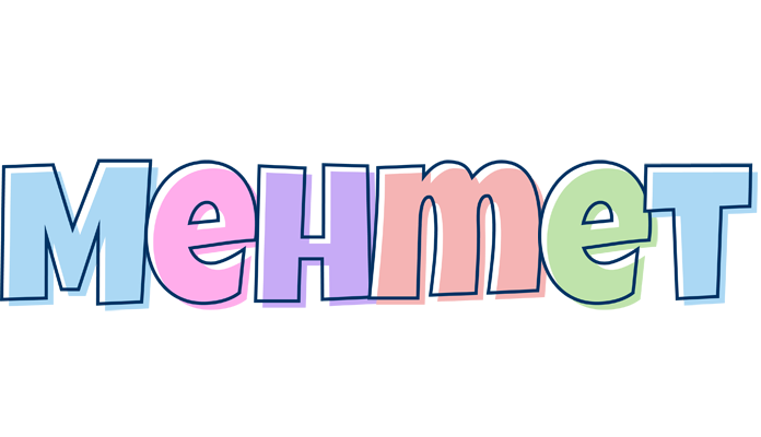 Mehmet pastel logo