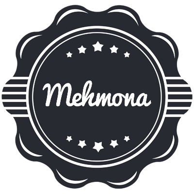 Mehmona badge logo