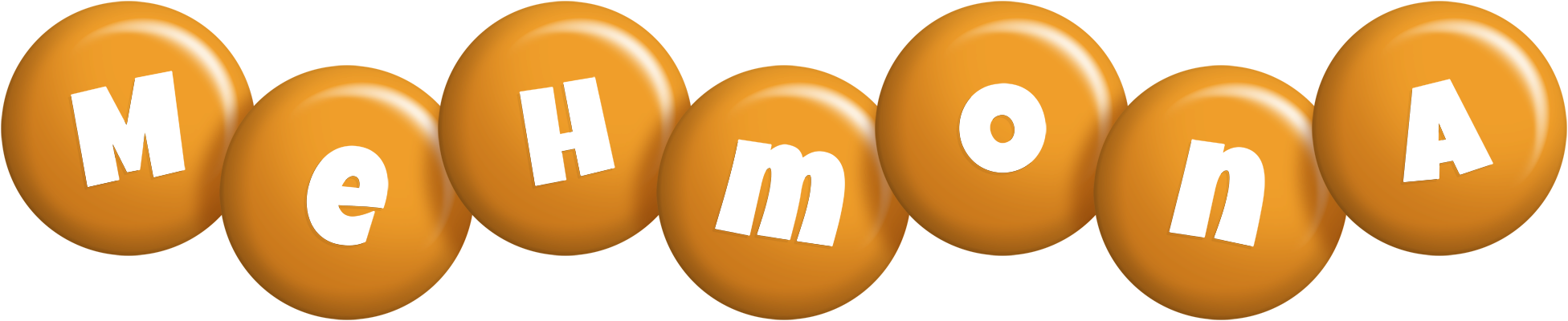 Mehmona candy-orange logo
