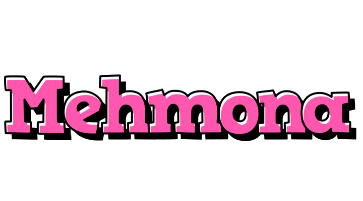 Mehmona girlish logo