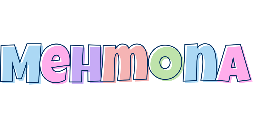 Mehmona pastel logo