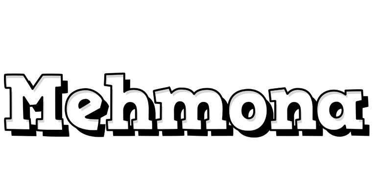 Mehmona snowing logo
