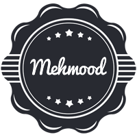 Mehmood badge logo