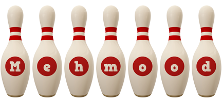 Mehmood bowling-pin logo