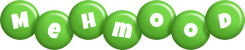 Mehmood candy-green logo