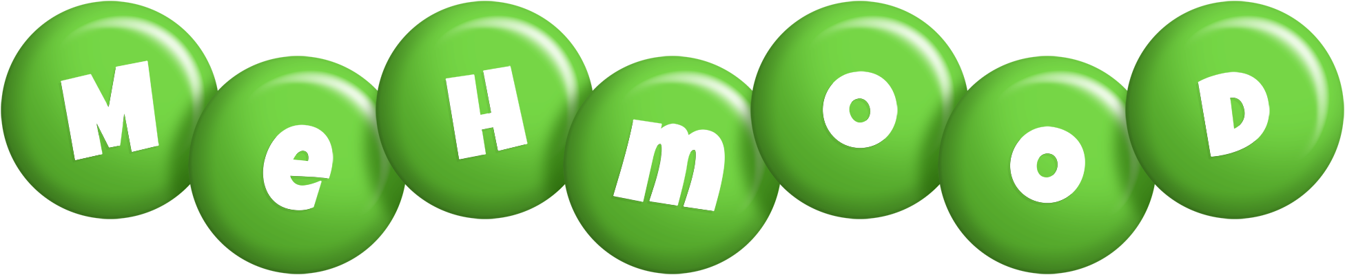 Mehmood candy-green logo