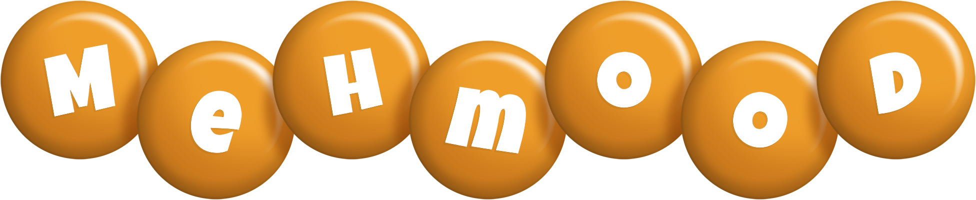 Mehmood candy-orange logo