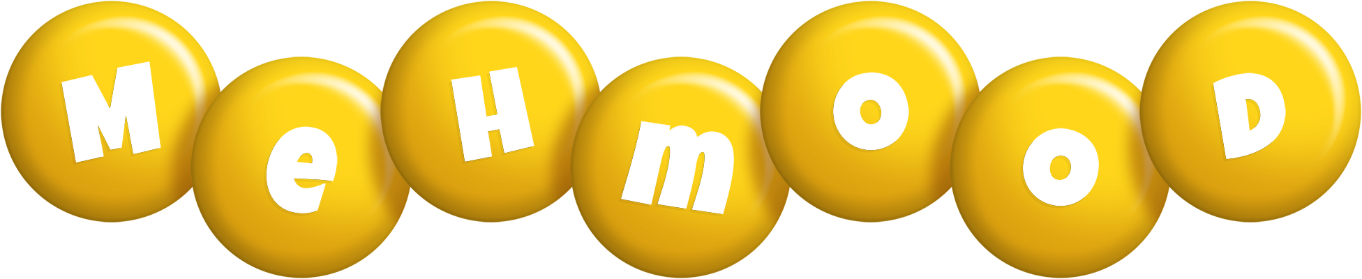Mehmood candy-yellow logo