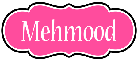 Mehmood invitation logo