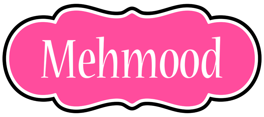 Mehmood invitation logo