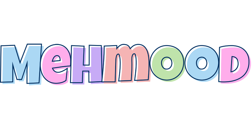 Mehmood pastel logo