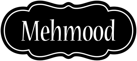 Mehmood welcome logo