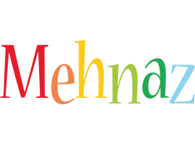 Mehnaz birthday logo