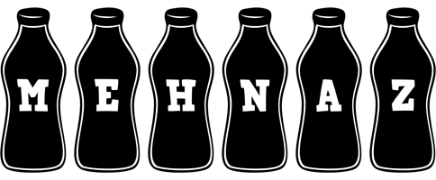 Mehnaz bottle logo