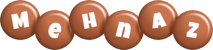 Mehnaz candy-brown logo