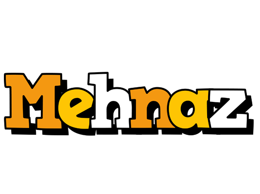 Mehnaz cartoon logo