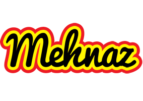 Mehnaz flaming logo