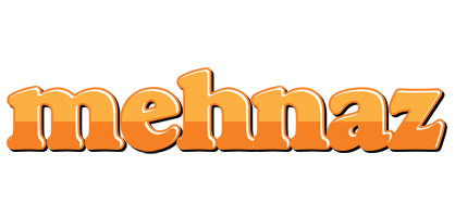 Mehnaz orange logo