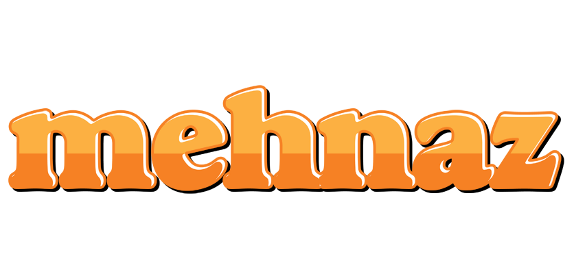 Mehnaz orange logo