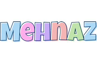 Mehnaz pastel logo