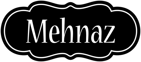 Mehnaz welcome logo