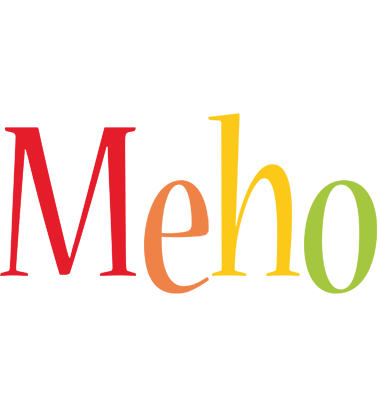 Meho birthday logo