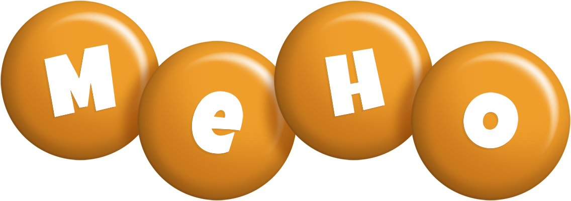Meho candy-orange logo