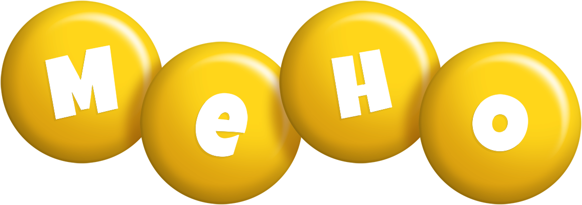 Meho candy-yellow logo