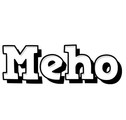 Meho snowing logo