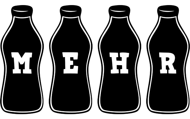 Mehr bottle logo