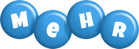 Mehr candy-blue logo