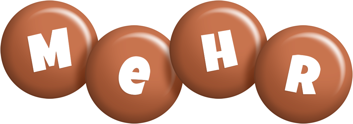 Mehr candy-brown logo