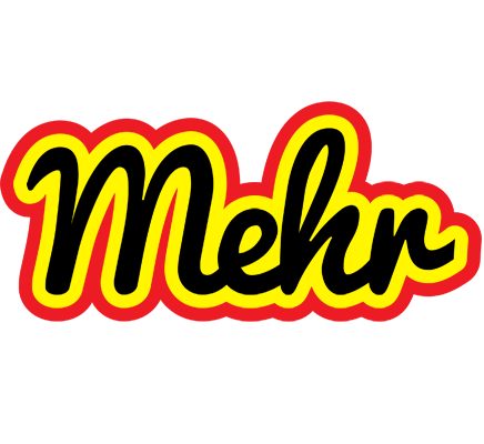 Mehr flaming logo