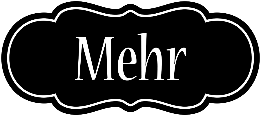 Mehr welcome logo