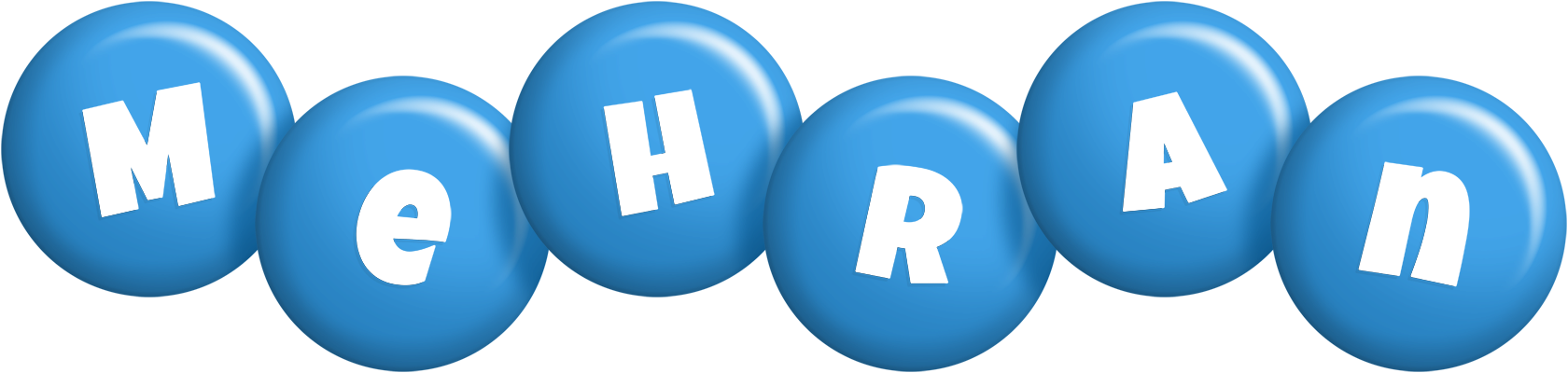 Mehran candy-blue logo