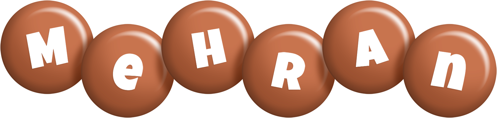 Mehran candy-brown logo