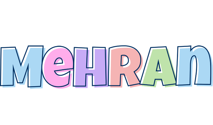 Mehran pastel logo