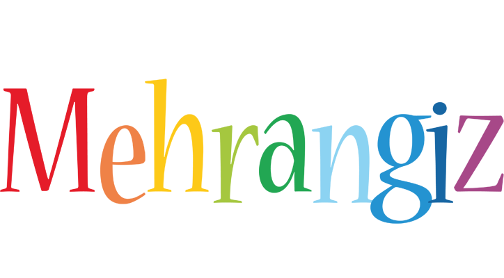 Mehrangiz birthday logo