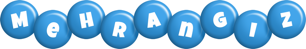 Mehrangiz candy-blue logo