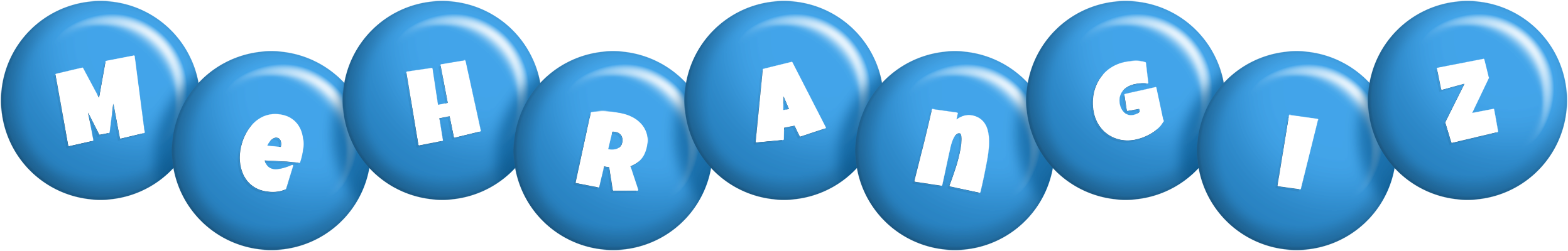 Mehrangiz candy-blue logo