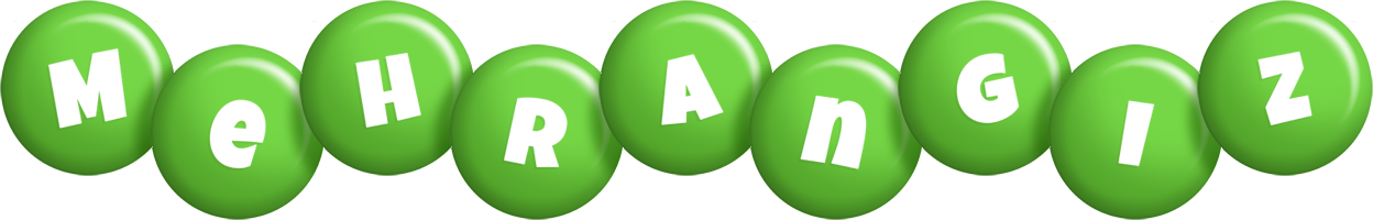 Mehrangiz candy-green logo