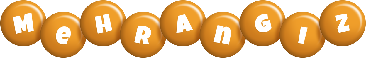 Mehrangiz candy-orange logo
